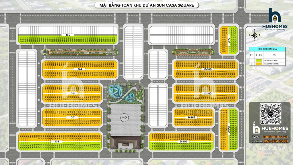 Mặt Bằng Tổng Thể Dự Án Suncasa Square Bình Dương