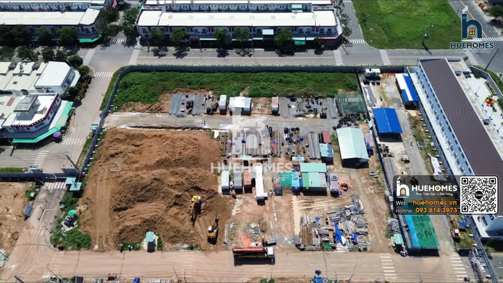 Thi công hạ tầng quảng trường trung tâm Ocean Park
