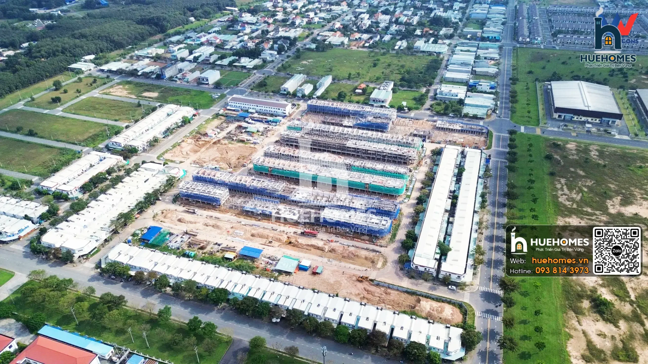 Tổng thể tiến độ thi công dự án suncasa square bình dương T11-2025