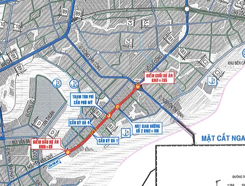 Khu vực triển khai dự án.
